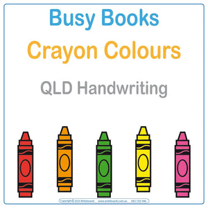 Teach Your Child Colours using our QLD Busy Book for Aussie Kids aged 3+