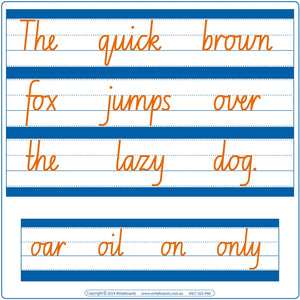 NSW Foundation Font Cursive handwriting worksheets for teachers, NSW and ACT Cursive Handwriting Resources