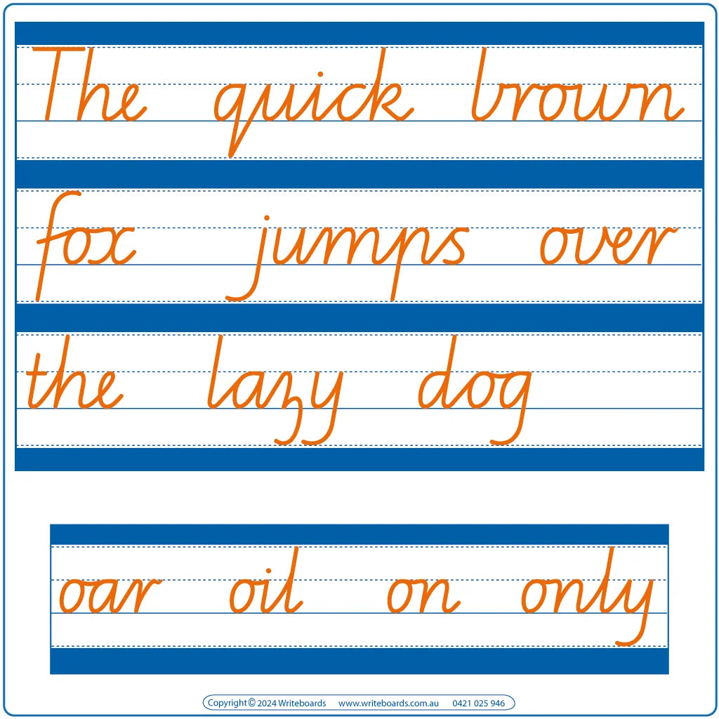 VIC Modern Cursive Font Cursive handwriting worksheets for teachers, NT and WA teaching resources