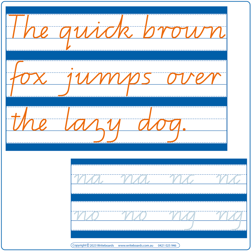 Qcursive QCursive - Cursive Writing Pack | Writeboards | Children’s Writing Board