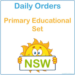 Daily Orders Primary Education Set