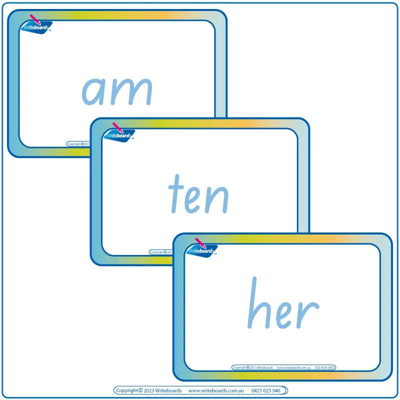 SA Reception School Starter Kit includes SA Reception Sight words