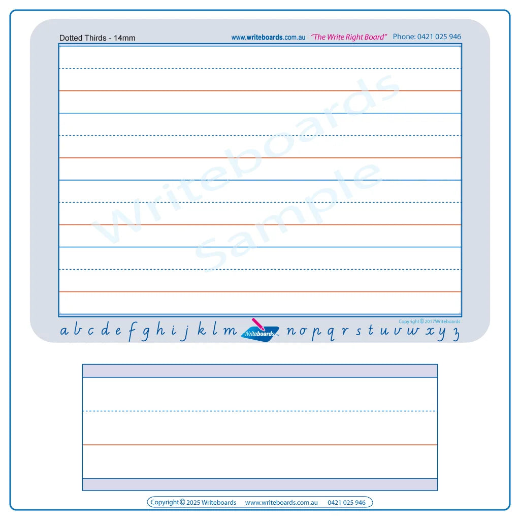 Help Your Child with Alphabet & Number Practice with VIC Modern Cursive Plain Dotted Third Worksheets