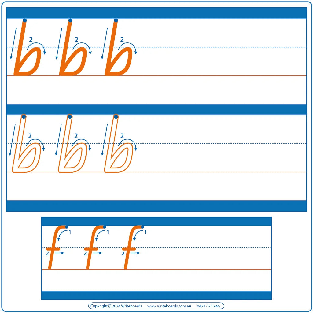 Download QLD Modern Cursive Font Large Dotted Third Alphabet Worksheets for Teachers - Includes 44 worksheets