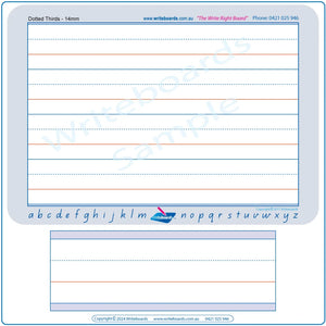 QLD Modern Cursive Font Dotted Third Lines Worksheets for Teachers, QLD Dotted Third Line Worksheets