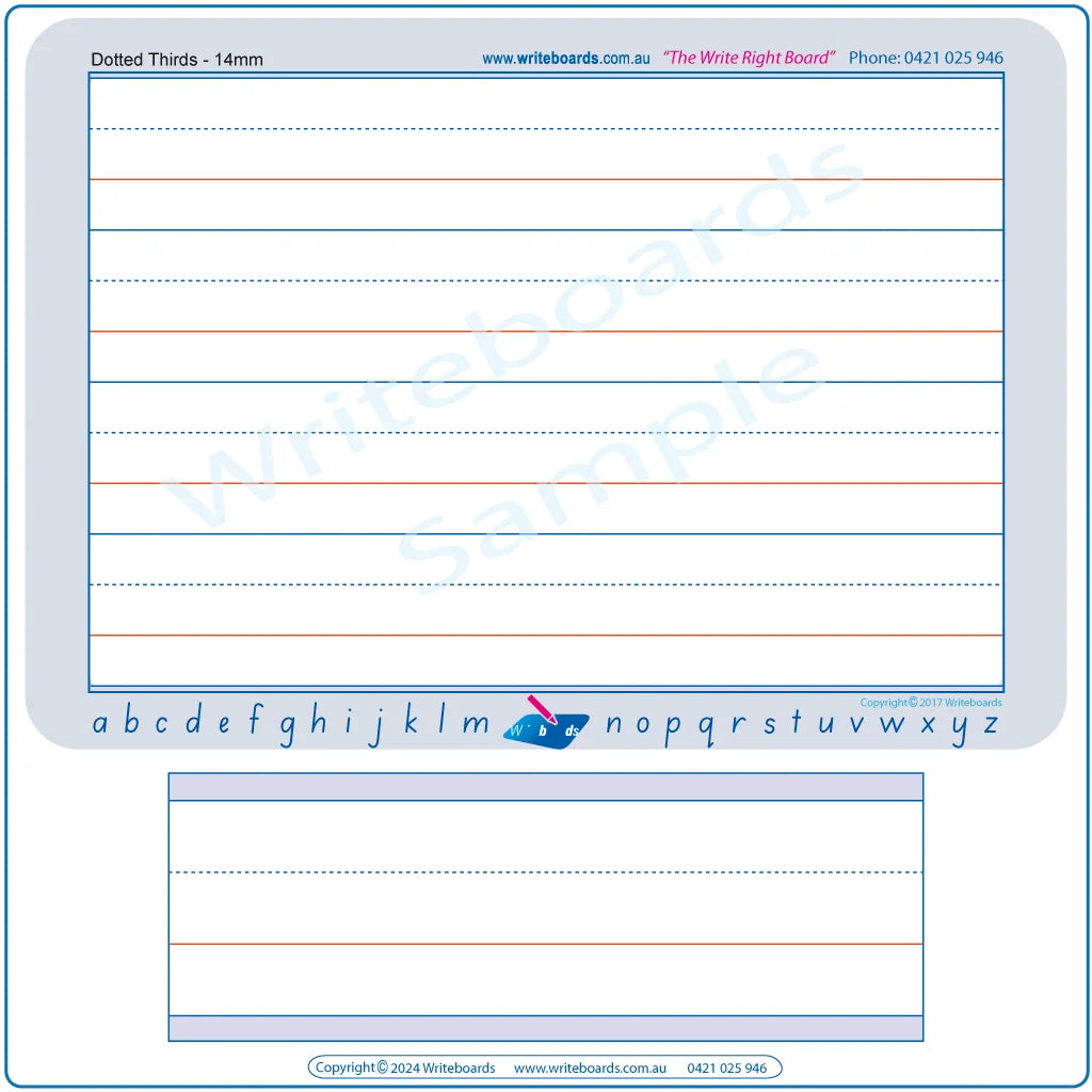 Support Early Stage 1 handwriting with SA Modern Cursive Font Dotted Third Worksheets for Teachers