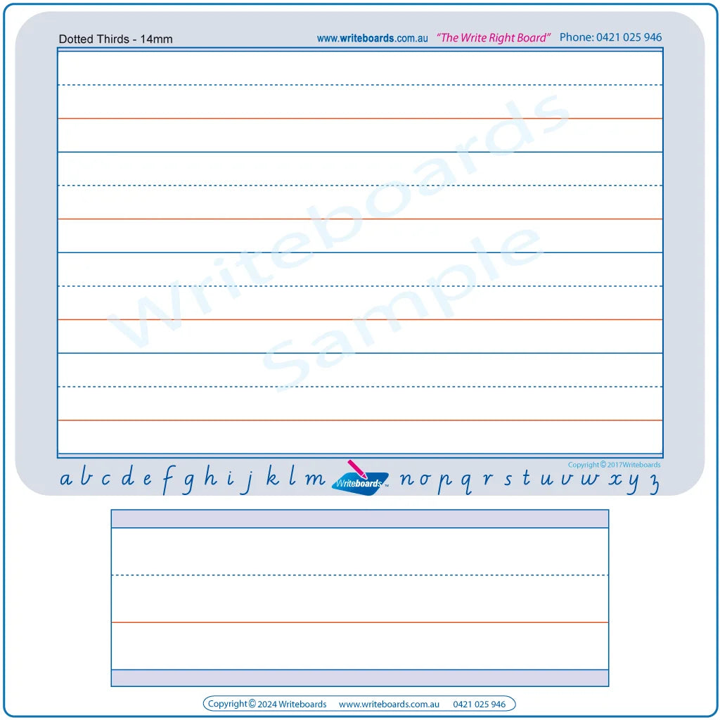 VIC Modern Cursive Font Dotted Third Lines Worksheets for Early Stage One Teachers