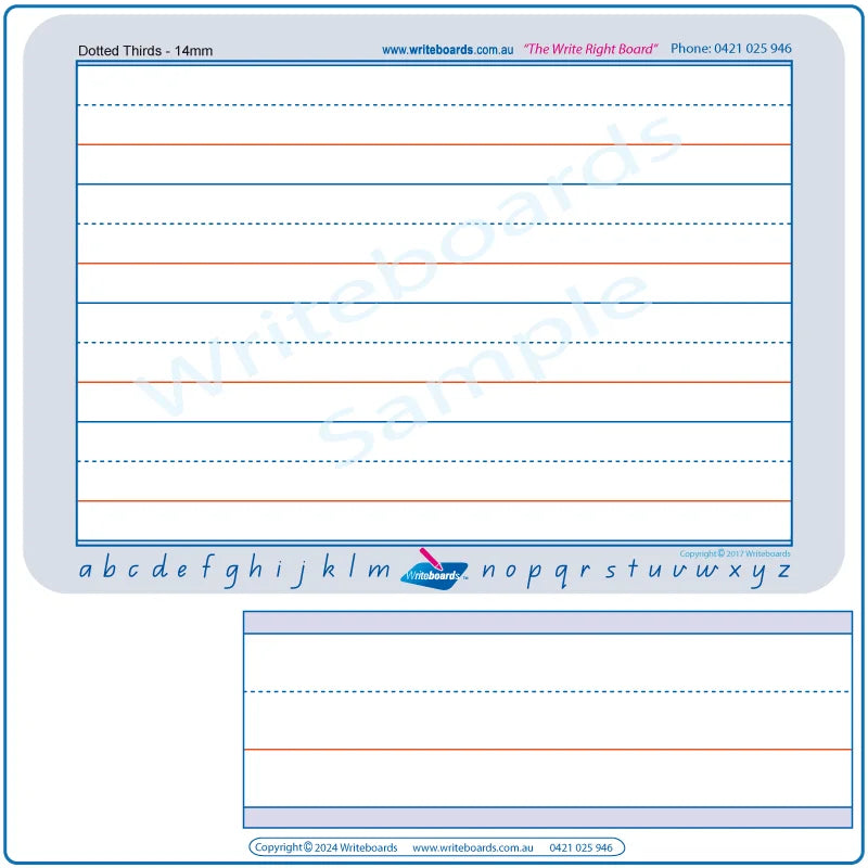 Practice forming QLD Alphabet  using are Dotted Third Lines, QLD Dotted Third Lines