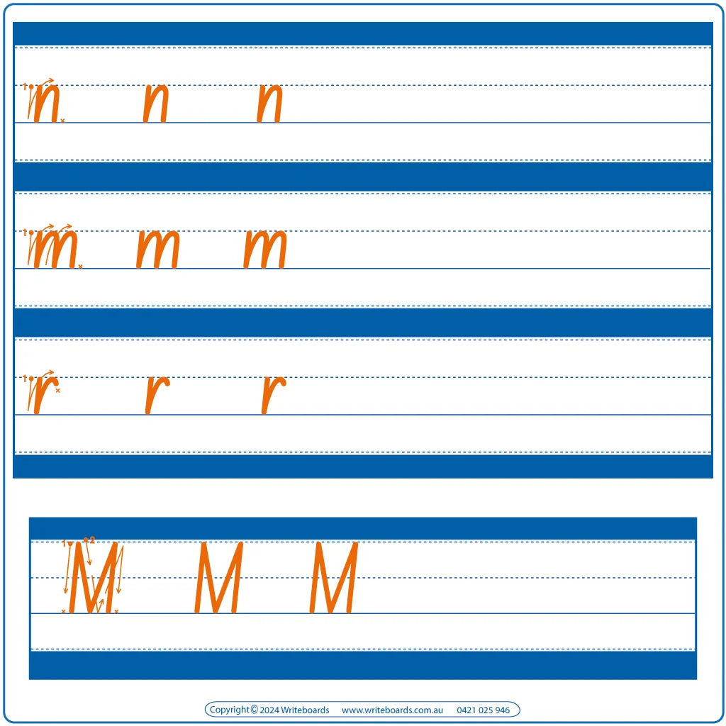 NSW Foundation Font Family Letter Worksheets for Teachers, NSW and ACT Teaching Resources