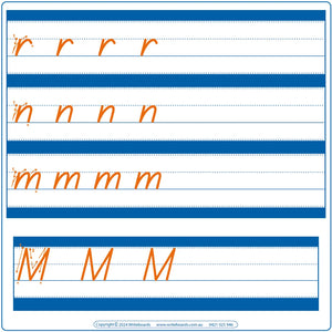 TAS Modern Cursive Font Family Letter Worksheets for Teachers, TAS Teaching Resources