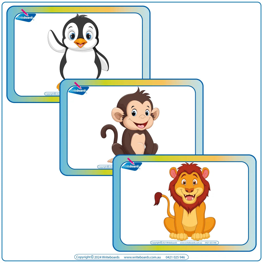 Animal Phonics Picture Flashcards for Teachers