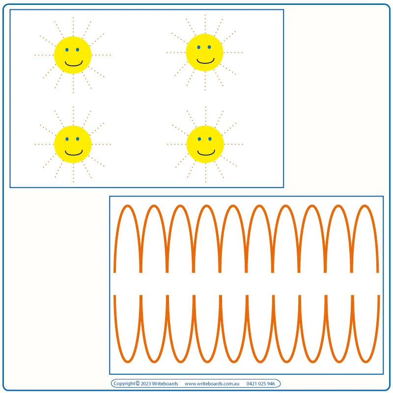 NSW Special Needs Fluency Pattern Tracing Worksheets, ACT Special Needs Fluency Pattern Tracing Worksheets 