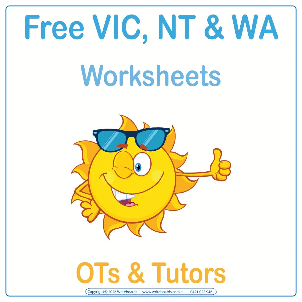 Free VIC & WA handwriting resources for OTs & Tutors, Free VIC Modern Cursive Font