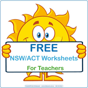 Free NSW Foundation Font Worksheets for Teachers, Free NSW and ACT Teaching resources