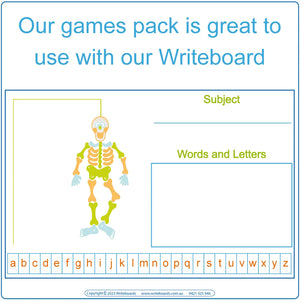 Fun Reusable Games for your child to use with our Reusable Writing Board
