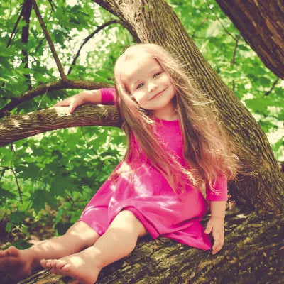 girl in tree