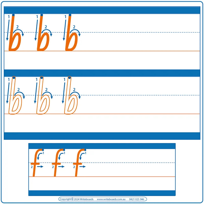 NSW School Starter Kit Includes Alphabet Tracing Worksheets with Directions, ACT School Starter Kit for Kindergarten