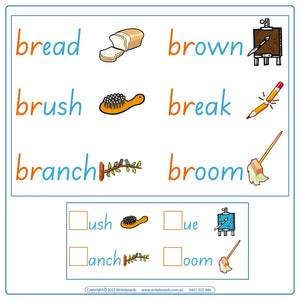 Boost your child’s phonics skills with SA Modern Cursive Font Phonic Consonant Blend Worksheets
