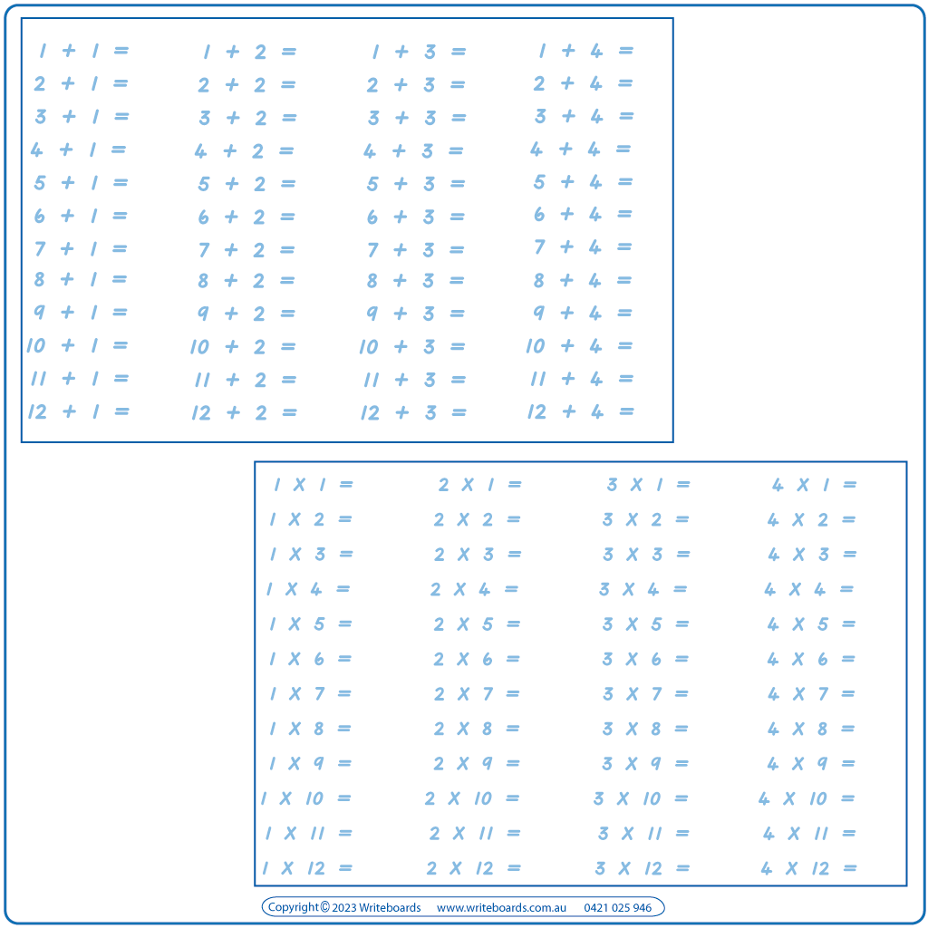 Help your child master math with TAS Modern Cursive Font includes addition, subtraction, multiplication, and division