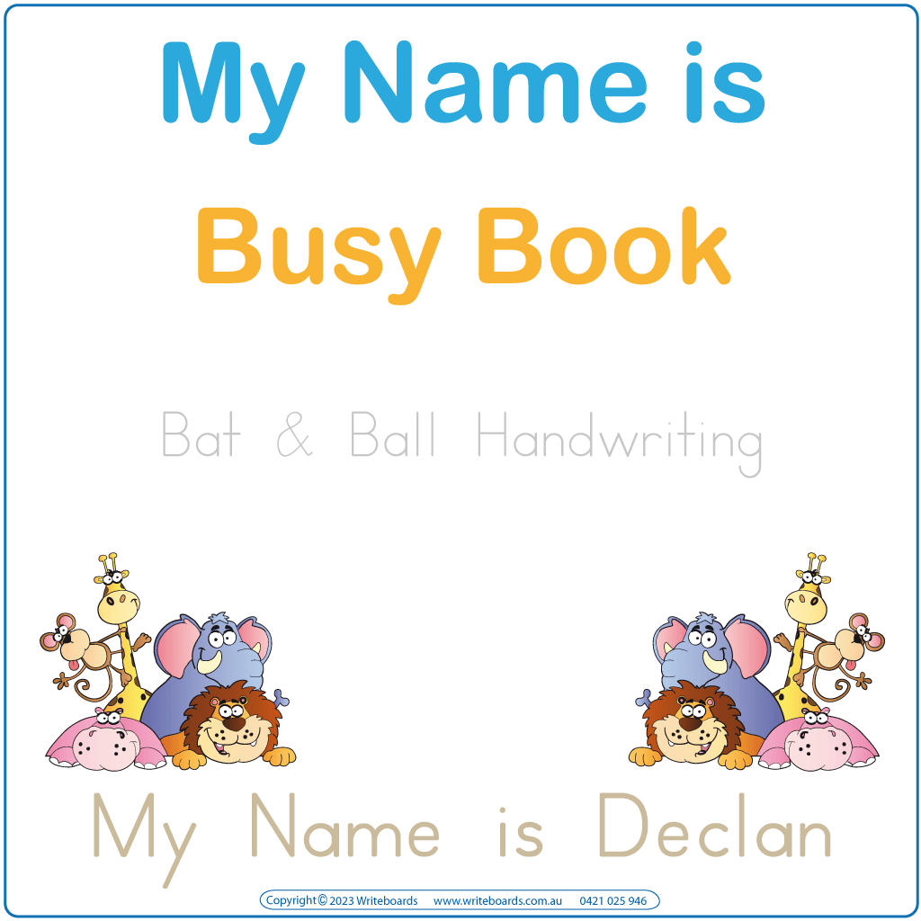 Teach Your Child How to Spell Their Name, Busy Book to teach your child their name
