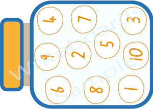 NSW Foundation Early Learning Cookie Counting Busy Book Pages for Childcare & Preschool ages 3+