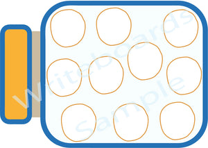 NSW Foundation Early Learning Cookie Counting Busy Book Pages for Childcare & Preschool