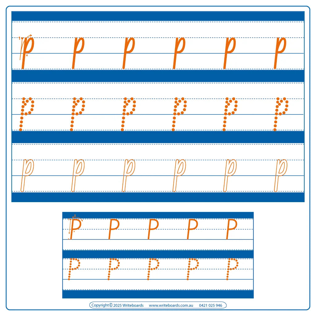 NSW Foundation Font Worksheets & Flashcards are Included in our Advanced School Kit
