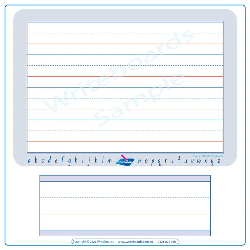 NSW Foundation Font Advanced School Kit includes dotted third lines practice sheets with guide