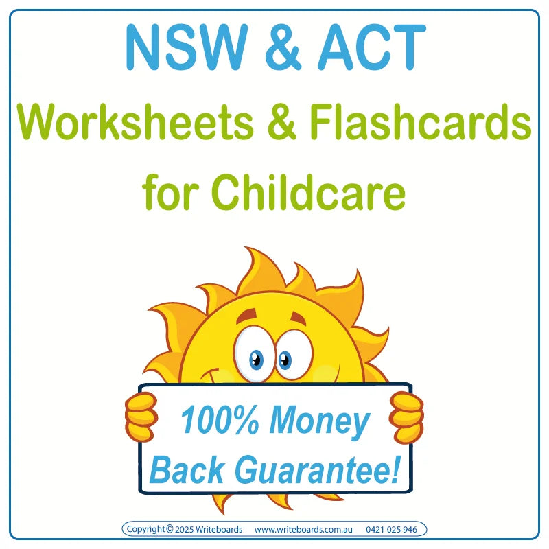 Downloadable & Printable NSW Foundation Font Worksheets & Flashcards for School Readiness Preparation