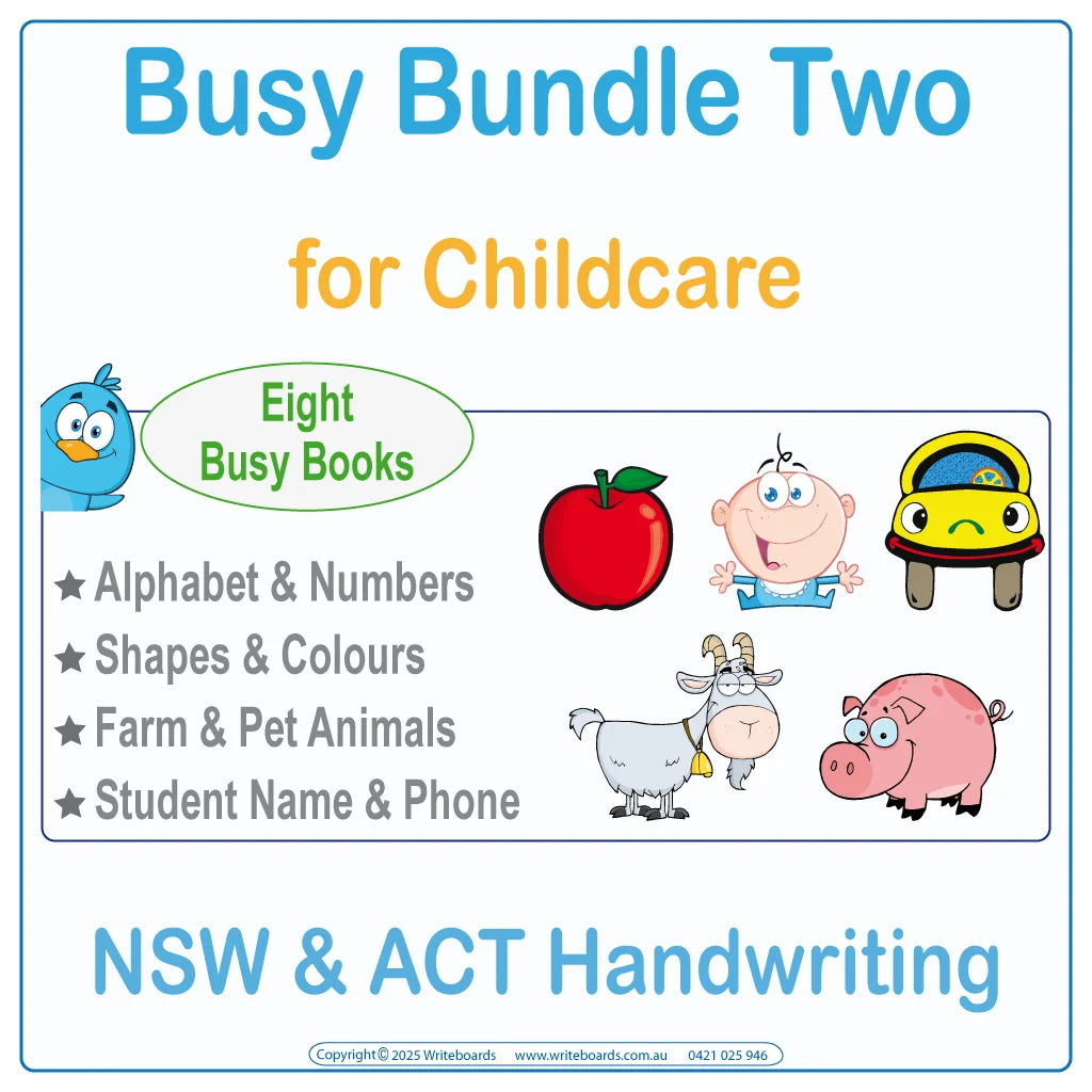 NSW Foundation Busy Book Bundle Two for Childcare