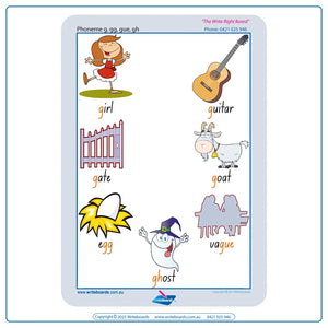 NSW Foundation Font Consonant Phoneme Poster for Teacher in ACT & NSW