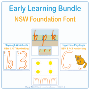 NSW Foundation Font Early Learning Bundle for Teachers