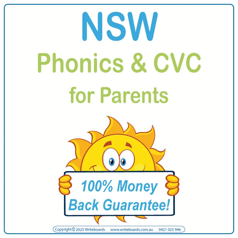 NSW Foundation Font Phonics and CVC Resources for NSW Kids Aged 3+