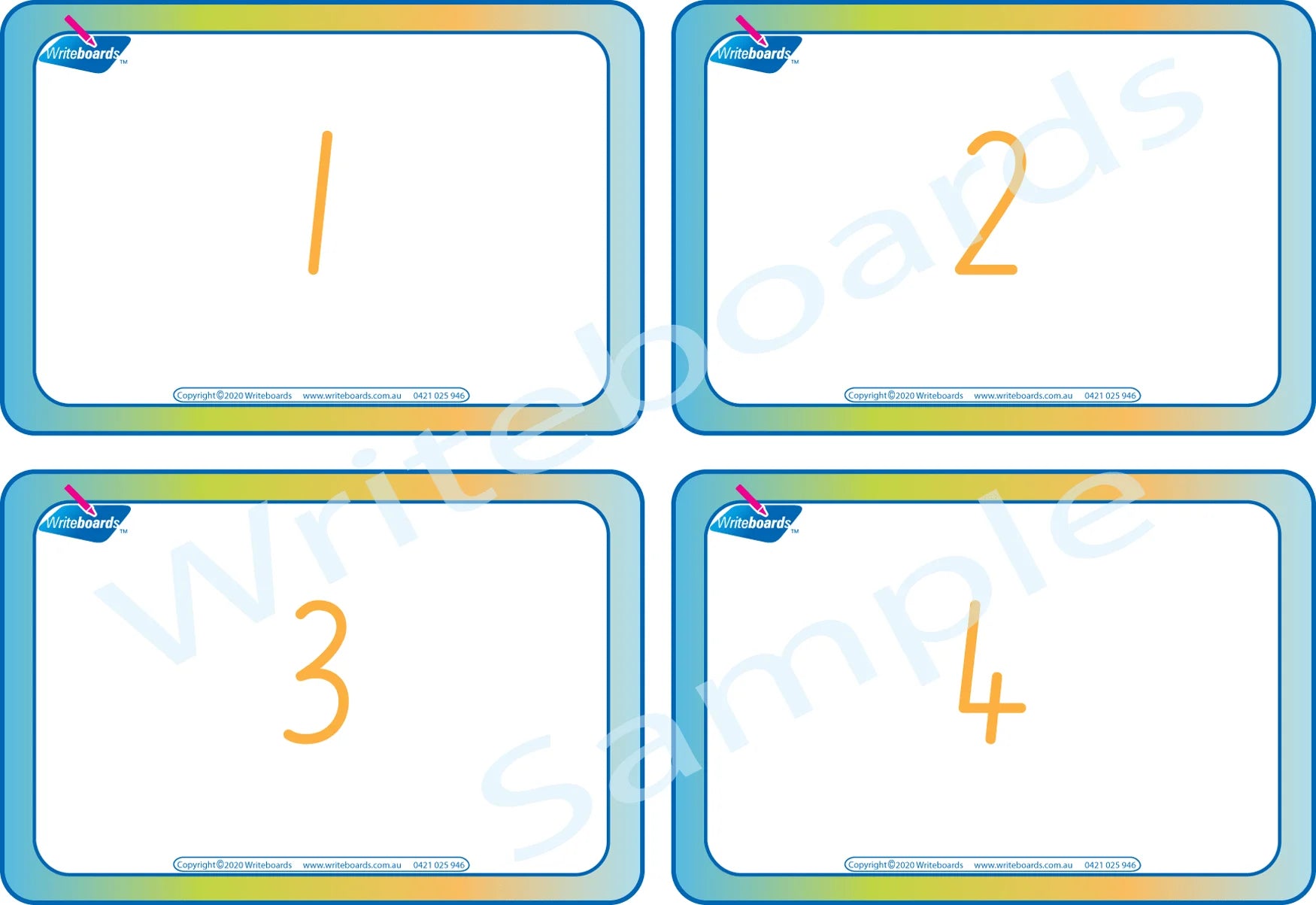 NSW Foundation Font Numbers Busy Book Includes Number Flashcards
