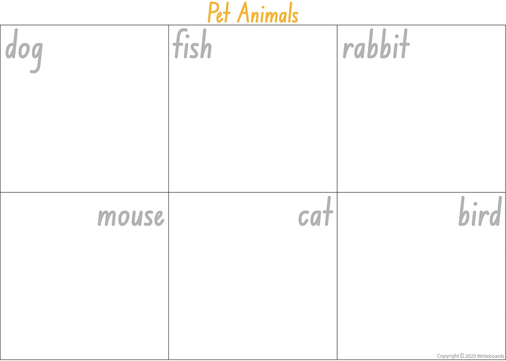 NSW Foundation Font Pet Animals Busy Book for Early Stage One Teachers