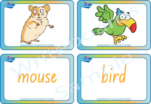 NSW Foundation Font Pet Animals Busy Book includes Animal flashcards