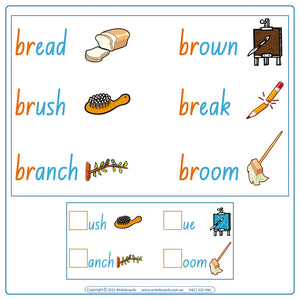 Teach Your Childcare Students about Phonic Blends using Colourful Worksheets using NSW Foundation Font Handwriting