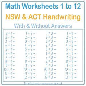 NSW Foundation Font Worksheets & Flashcards are Included in our Advanced Special Needs Kit
