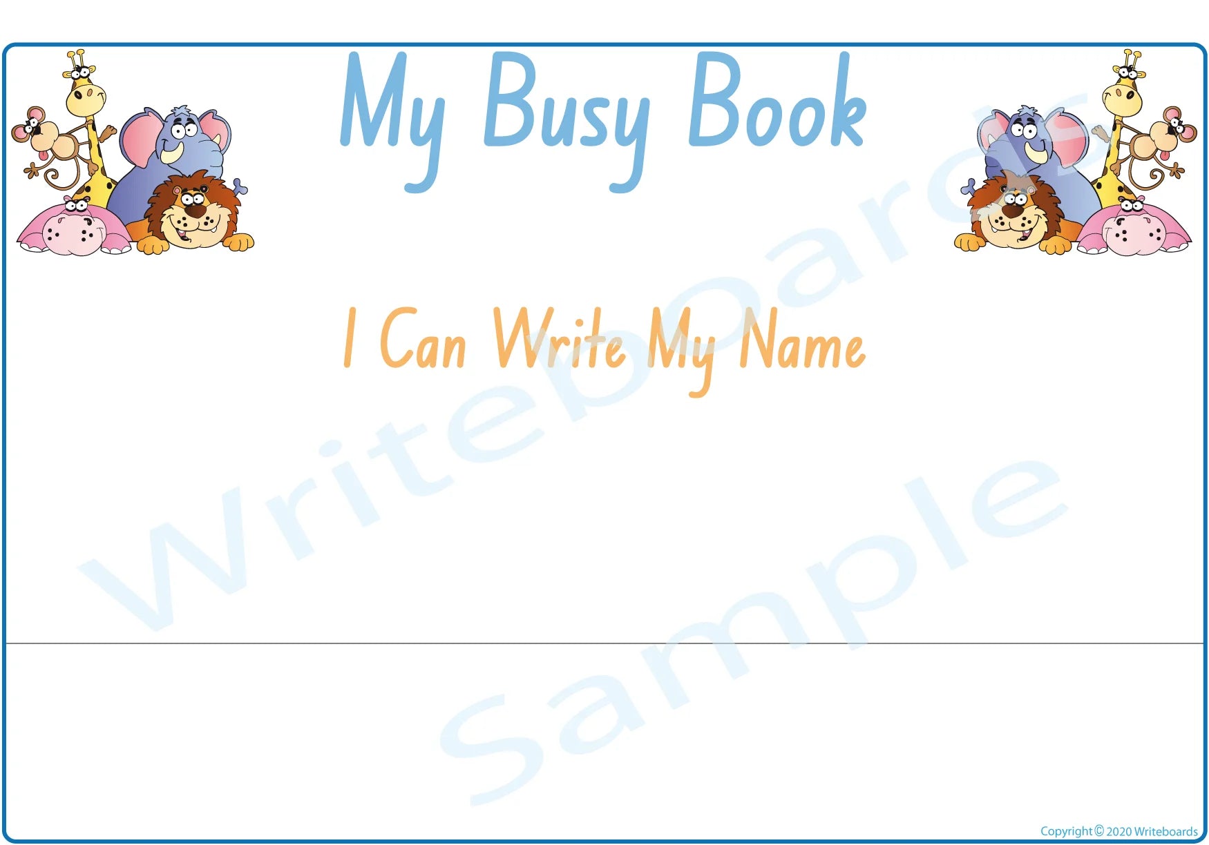 NSW Foundation Font Student Name Busy Book, Teach your students their name using Australian handwriting