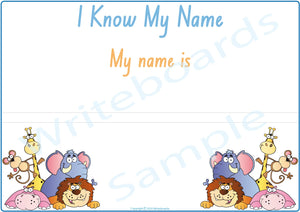 NSW Foundation Font Student Name Busy Book, Teach your students their name using Australian handwriting