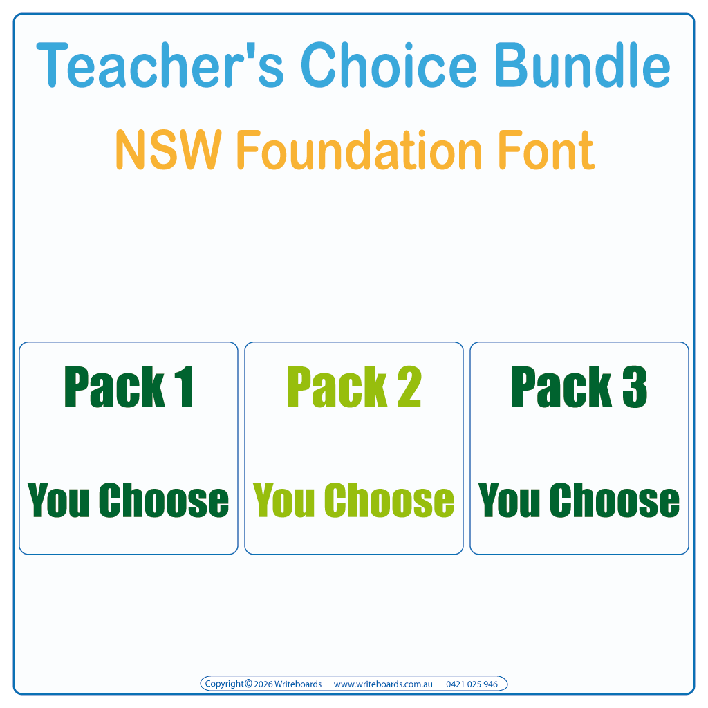 NSW Foundation Teachers Choice Bundle - Worksheets and Resources for Teachers
