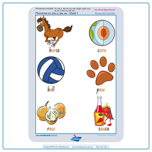 Teach Your Child about Vowel Phonemes with our NSW Foundation Font Vowel Phoneme Posters