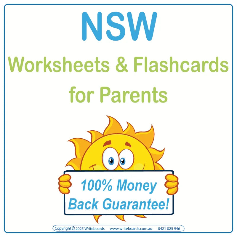 NSW Foundation Font Worksheets for Kids in NSW aged 3+, NSW Alphabet Tracing Worksheets