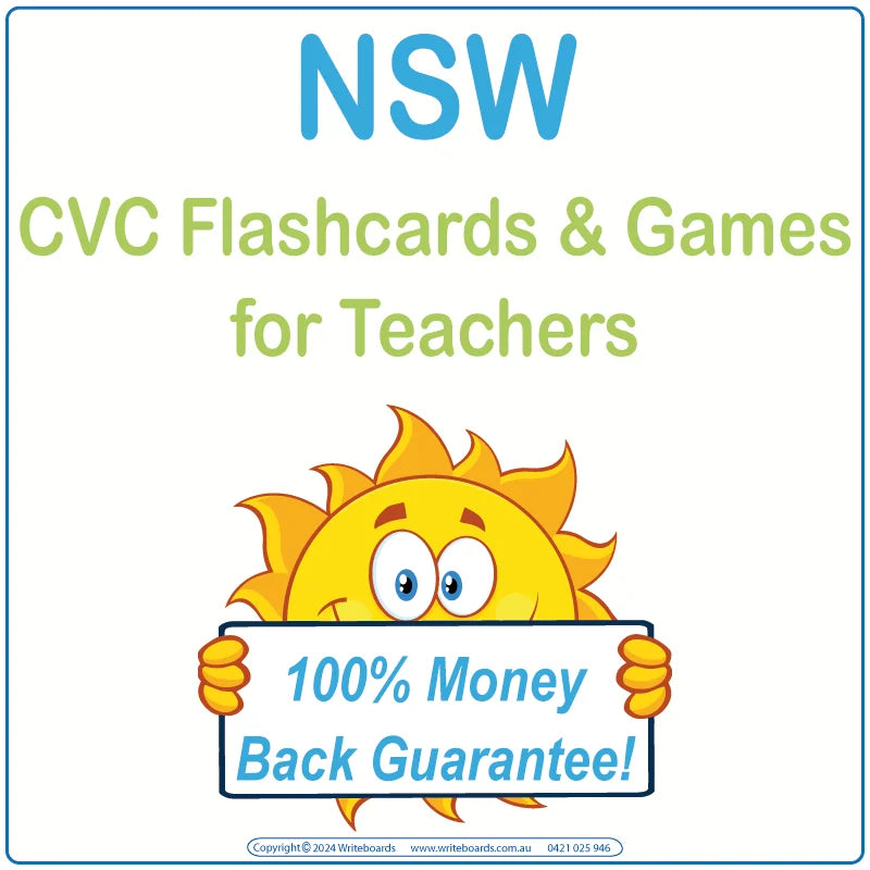 CVC Flashcards & Games for Teachers in NSW