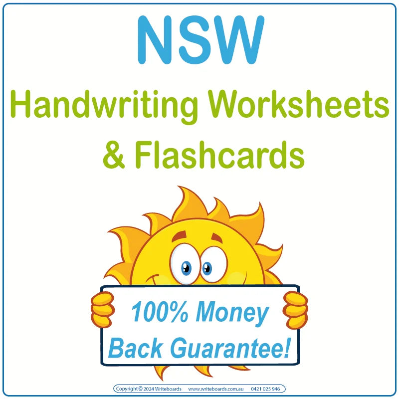 Homeschooling Worksheets & Flashcards for NSW