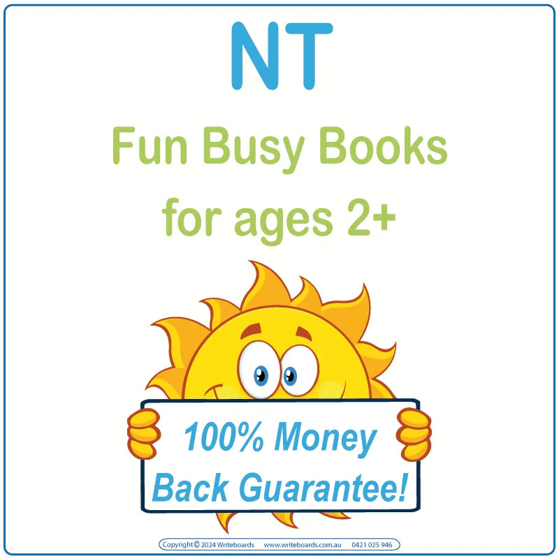 Fun Aussie Busy Books for NT Kids aged 2+