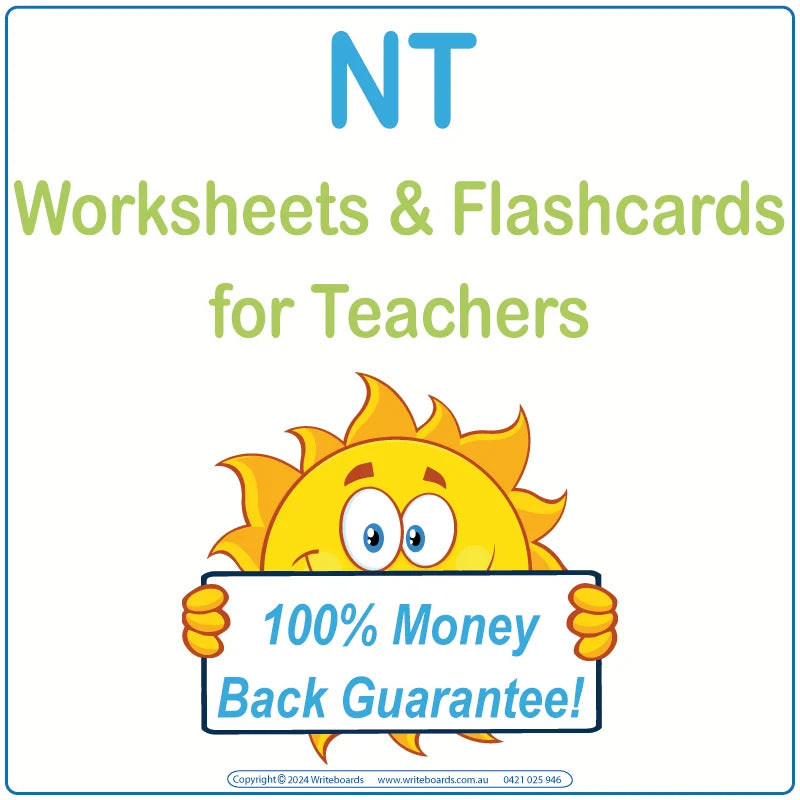 Thousands of printable downloadable curriculum-aligned worksheets and flashcards for teachers in NT to support learning