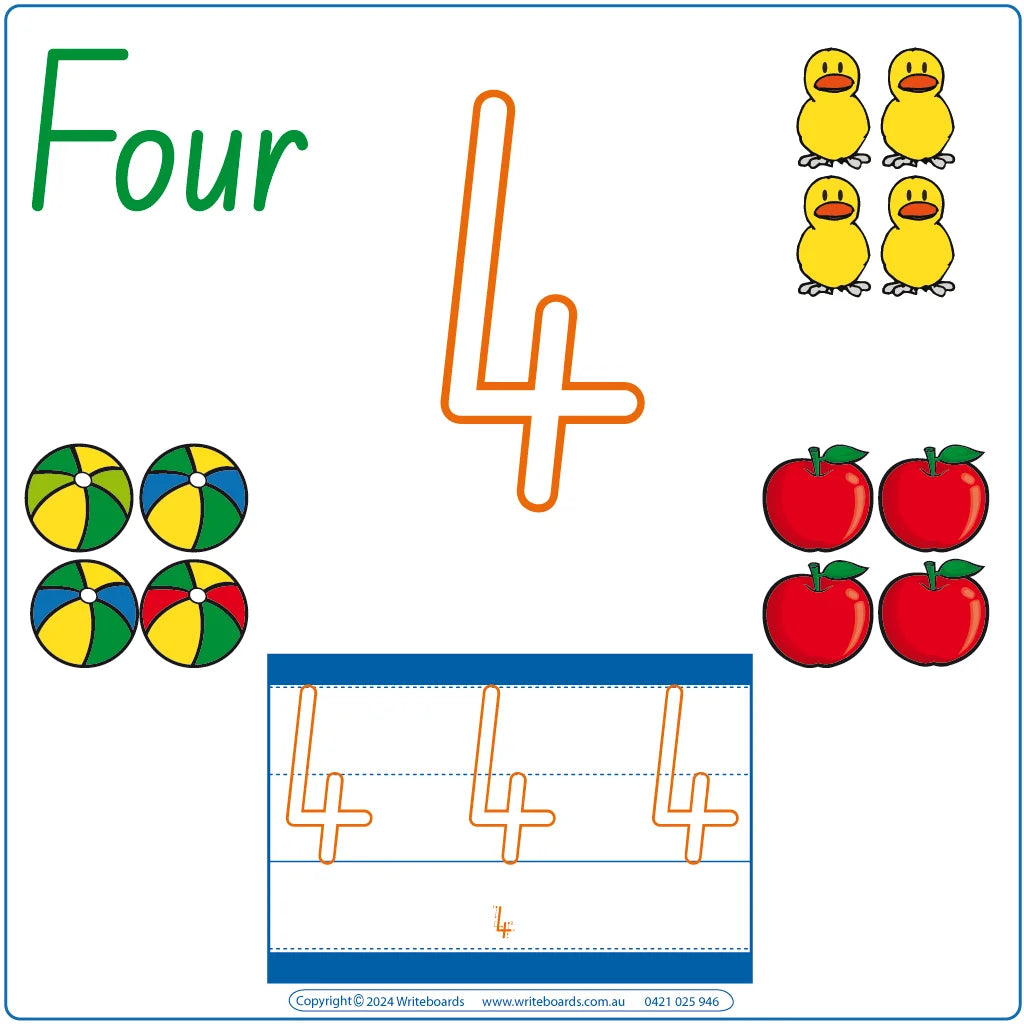 Teach your child numbers 1–12 with NSW Foundation Font worksheets and flashcards