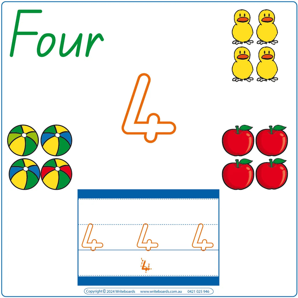 Teach your child numbers 1–12 with QCursive worksheets and flashcards, QLD Number Worksheets