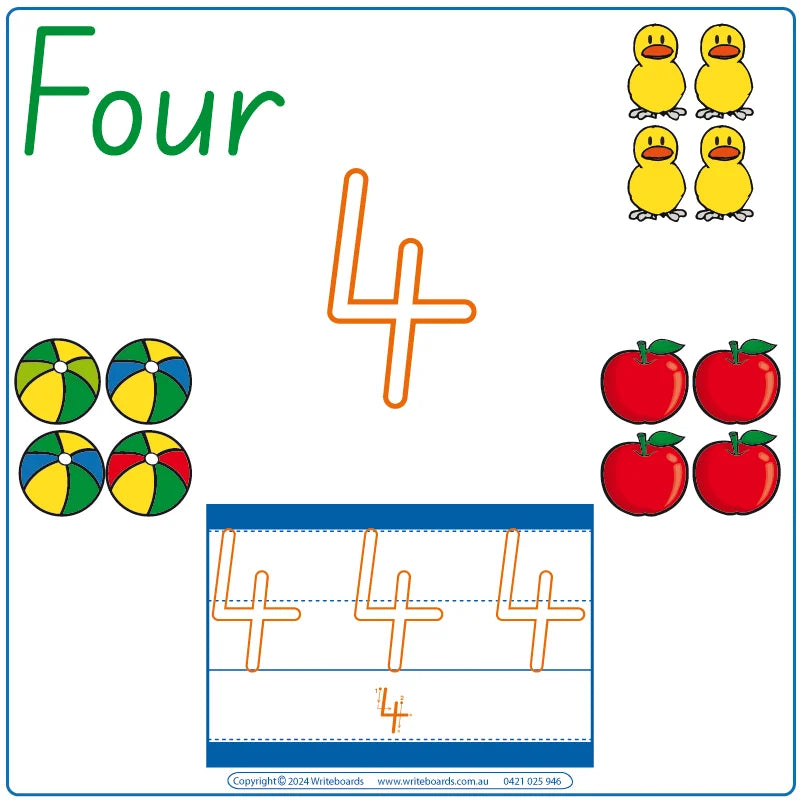 SA Special Needs Number Tracing Worksheets & Flashcards come free in our Special Needs Learning Kit